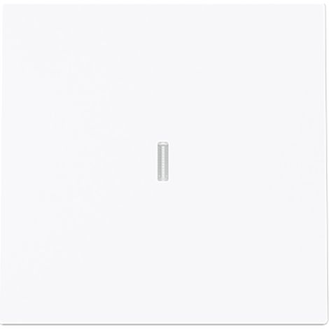 Tapa tecla interruptor conmutador con visor Serie Alba de Niessen Blanco Brillo