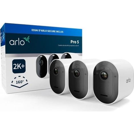 Pack 3 Cámaras - ARLO - Pro 5 - Exterior - Batería - Visión nocturna (1/5)