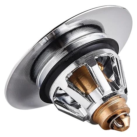 Couvercle de bonde, système escamotable, conception universelle, pour l'entretien de la salle de bain, du lavabo ou de la baignoire.-AquaForge (1/5)