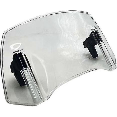 Déflecteur de pare-brise réglable pour Suzuki Burgman 125, 150, 200, 250, 400, GS500F, V-Strom, DL650 et DL1000 - Transparent (1/5)