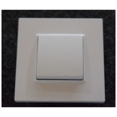 Poussoir 16A 1NO (1F) 250V blanc antibactérien encastré complet avec support et plaque ALTIRA Schneider ALB47060