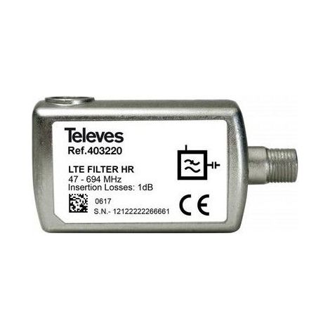 Filtro LTE HR F 47-694MHz (C21-48)