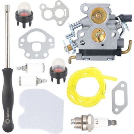 Carburateur avec Tournevis de Réglag Filtre à Air pour Husqvarna 235 235E 236 236E 240 240E C1T-W33 4 Zama Tronçonneuse Remplace 574719402 545072601