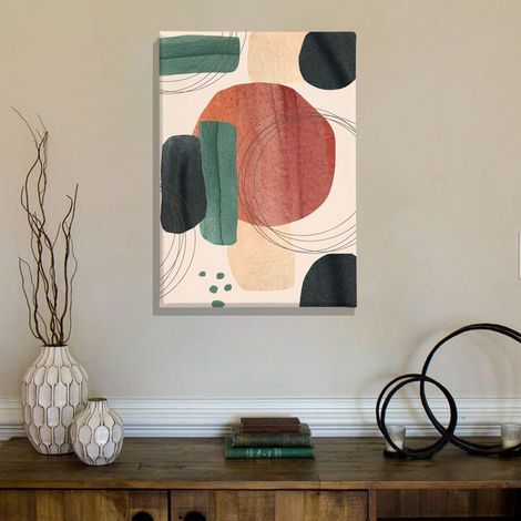 Cuadro Nedane, Estructura de Tela, Madera Noble, Estructura de Madera Noble, 70x100h cm Multicolor (1/4)