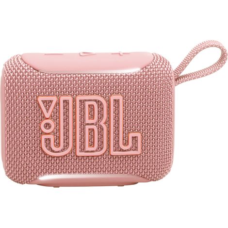 JBL GO 5 Speaker Bluetooth ultra‑portatile con potente JBL Pro Sound e bassi incisivi, pairing AirTouch, design impermeabile, 10 ore di autonomia, Rosa (1/4)