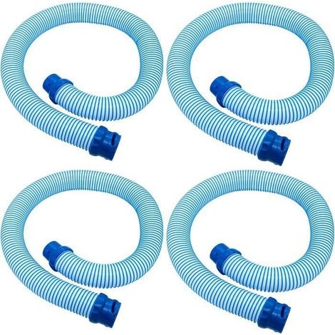Zodiac Mx6 Mx8 Jeu de 4 Sections de Tuyaux Twist Lock, 4 x 1m, pour Robots Nettoyeurs de Piscine Hydrauliques, Bleu (1/4)