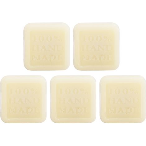 Lot de 5 blocs de cire d'abeille naturelle pour entretien des meubles en acajou, polissage des sols et parquets, blanc. (1/5)