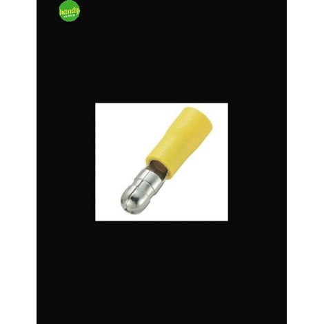 Capicorda cilindrico Electraline femmina 4-6mm 10pz giallo