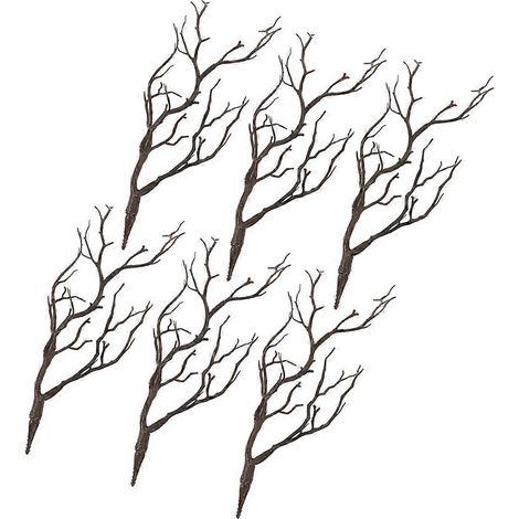 Branches artificielles en forme de bois de cerf, idéales pour remplir les vases, ensemble de 6 branches décoratives. (1/5)