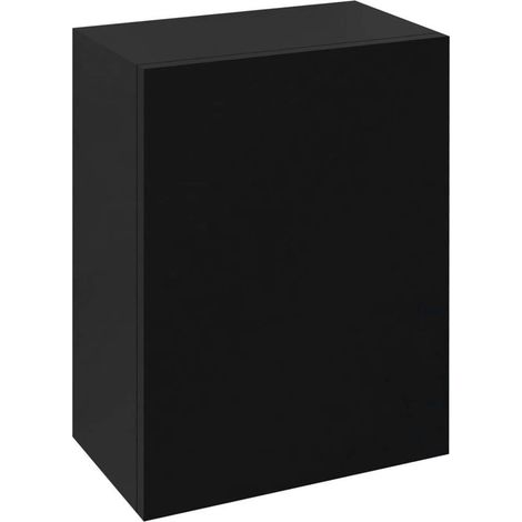 Sapho Treos - Armario de 35x50x22 cm, 1 puerta, D/I, negro mate TS040-3535 (1/5)
