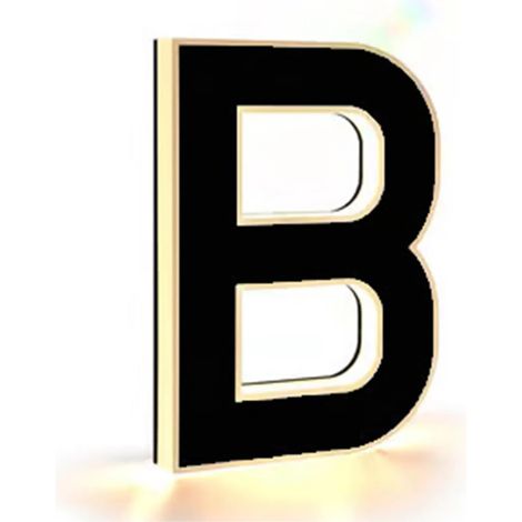 Enseigne extérieure lumineuse avec numéro de porte et adresse. (1/4)