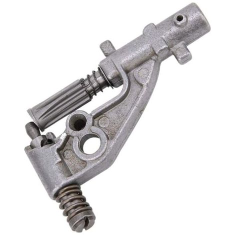 Huiler de Pompe à Huile pour tronçonneuse Poignée Ergonomique adaptée aux pièces de tronçonneuse Husqvarna 340 345 350 351 353 346 Argent (1/4)