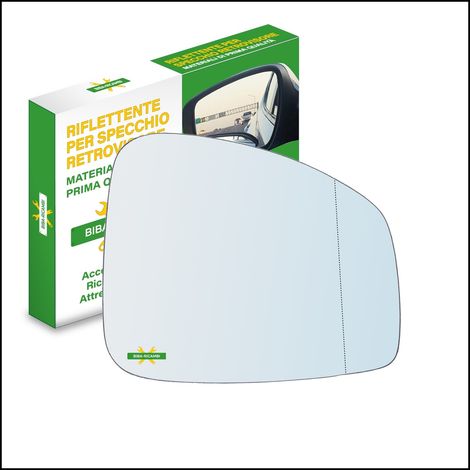 Vetro specchio retrovisore asferico lato dx-passeggero per renault scenic iii (j