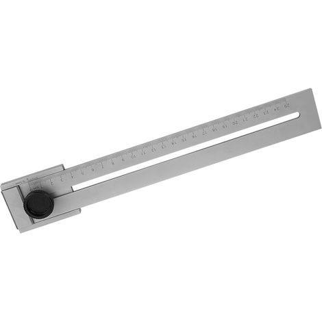 Règle de traçage pour le travail du bois de haute précision, plage de mesure de 0 à 250 mm. (1/5)