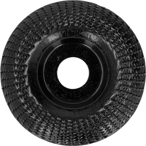 Disque de ponçage pour bois, meule de façonnage en acier inoxydable pour meuleuse d'angle, 22mm, noir, accessoire de travail du bois. (1/5)