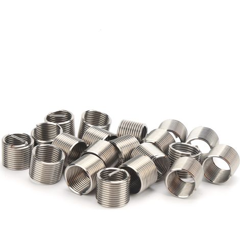 Kit de 20 douilles de réparation pour filetage M14x1,5x1,5D en acier inoxydable