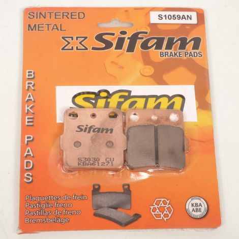 sifam bremsbelag für quad honda 420 trx fa 2008 bis 2012 avg /