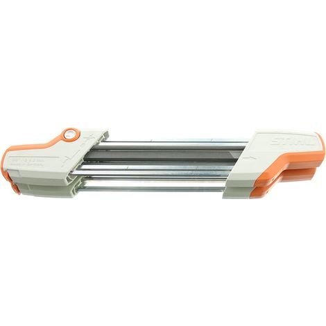 Stihl Feilenhalter 2in1 ø 5,2mm - Feile für Kettensäge zum schnellen Schärfen von Zahn & Tiefenbegrenzer für 3/8" Sägekette
