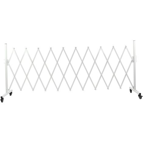 Porte de Barricade extensible en métal, barrière de sécurité Mobile pliante, sécurité d'allée, clôture rétractable Flexible 130 pouces (1/5)