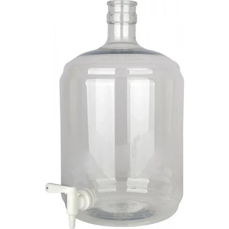 Weinballon, Glasballon - PET 12 Liter mit Hahn 5/16-7/16