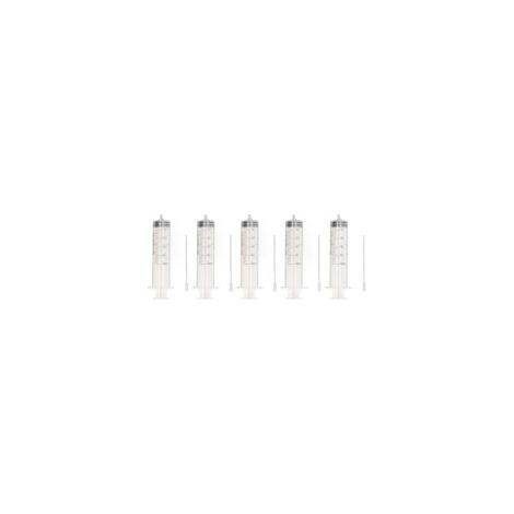 Lot de 5 seringues de remplissage d'encre de 50 ml avec graduation pour cartouches d'imprimante (1/5)