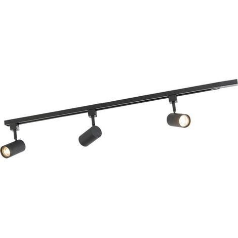Smart Track Lighting System Black Incl. 3 WiFi GU10 1-Phase - Iconic Jeana