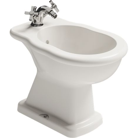 Bidet boheme scarico a parete. cm 57x37x39 - rubinetteria esclusa