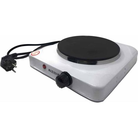 Fornello elettrico 1500 watt con temperatura regolabile piastra elettrica portatile 18,5 cm da viaggio campeggio vacanza H-002A (1/5)