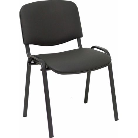 Pack 4 sillas Iso similpiel negro (1/5)