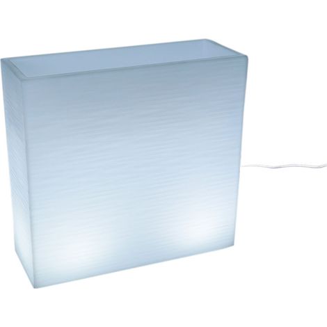 Vaso Luminoso da Esterno 79x74,7x29,1 cm In Polietilene Elegnace Led Bianco Freddo (1/5)