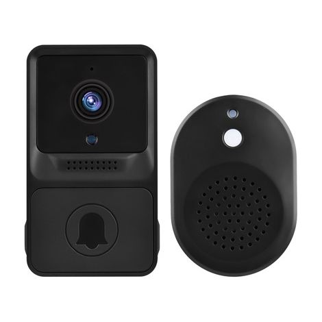 Sonnette connectée avec caméra - Wi-Fi, audio bidirectionnel et vision nocturne-AquaForge (1/5)