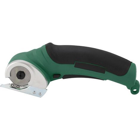 Kabelloser elektrischer Hand-Stoffschneider, 240 U/min, wiederaufladbar, für Teppiche und Schwämme, Grün (1/5)
