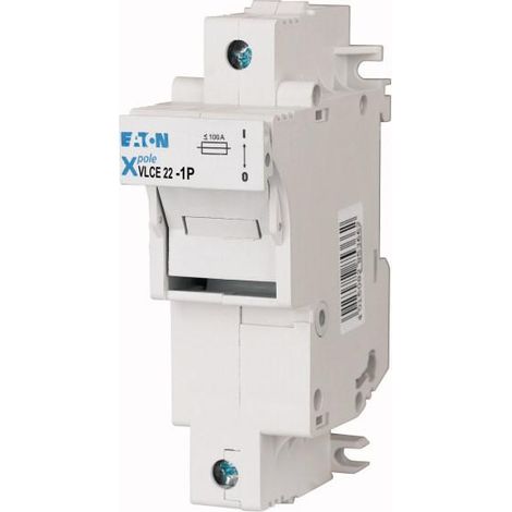 Interrupteur sectionneur à fusible 100 A 1 p dimensions 22 x 58 000192380 EATON VLCE22 1P