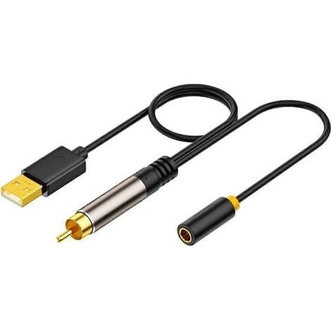 Câbles numériques Koaxial-SPDIF-Audio-Aux-Kabel avec 3,5 mm-Klinkenbuchse pour TV-Boxen (1/5)