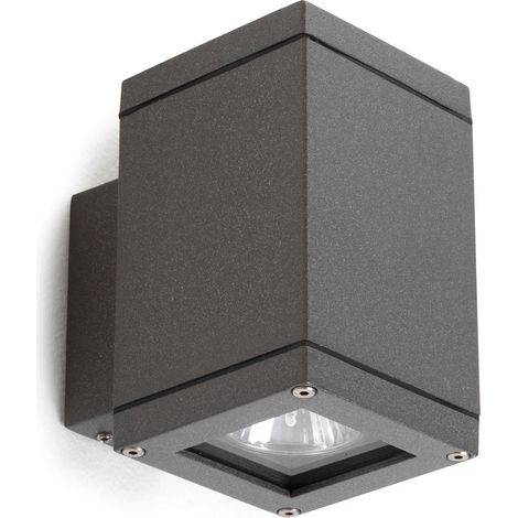 Applique SETH Medium Square IP65 GU10 50W Anthracite (1/3)