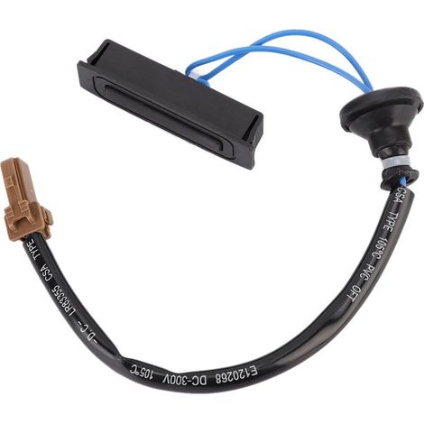 Interrupteur D'ouverture du Couvercle de Coffre, Matériau ABS, Facile à Installer, Compatible avec Altima Versa OE25380ED000, Compatible avec Versa 2007-2012, Ne Convient Pas au. (1/5)
