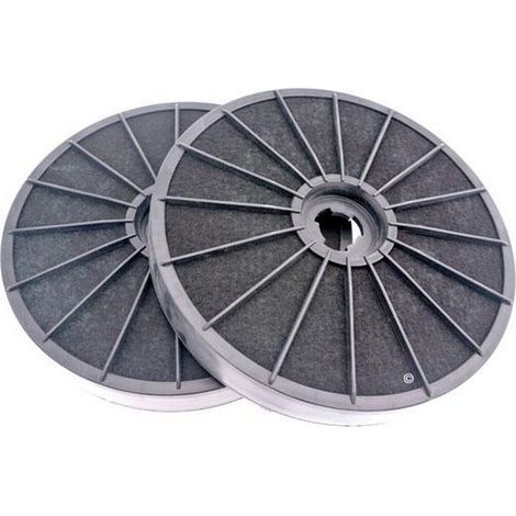SOS Accessoire Lot de 2 filtres charbon DKF7 compatible pour Hotte 4965503 KOMPATIBEL MIELE