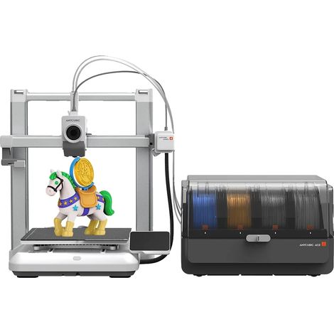 Impresora 3D, impresión rápida de hasta 600 mm/s, capacidad multicolor, Kobra 4 Combo (1/5)