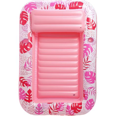 Tapis de bain gonflable pour piscine, chaise longue, tapis de bain quatre en un (1/2)