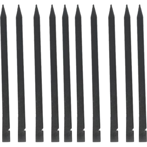 Lot de 10 spatules en plastique à tête plate pointue pour démontage et ouverture de composants électroniques BEST-126