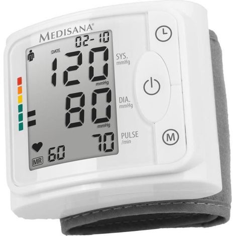 Tensiometre de poignet MEDISANA - BW 320 - mesure de l'arythmie - chiffres XL