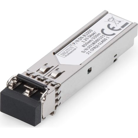 Digitus mini GBIC (SFP) Module - network transceiver modules (SFP, LC, IEEE 802.3z, Multi-mode, 50/125, SX) (1/5)