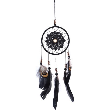 Attrape-rêves en plumes de style nordique, décoration murale pour la maison et le jardin (1/5)