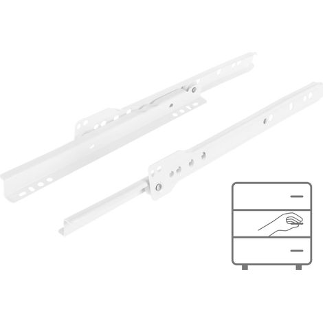 Guide à rouleaux 250 mm blanc 20 kg Riex NR09 (1/5)