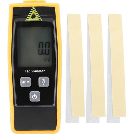 Digitaler Drehzahlmesser, berührungslos, mit Fotoanzeige, 5-stelligem LCD-Display, hochpräzise Drehzahlmessung
