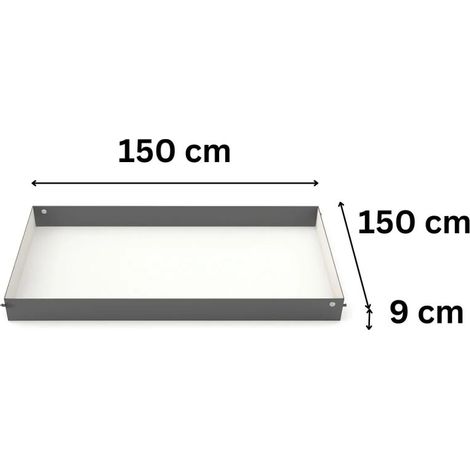 Secret Jardin Water Tray 150x150 cm Pflanzwanne Wasserdichte Bodenwanne Growzelt (1/5)