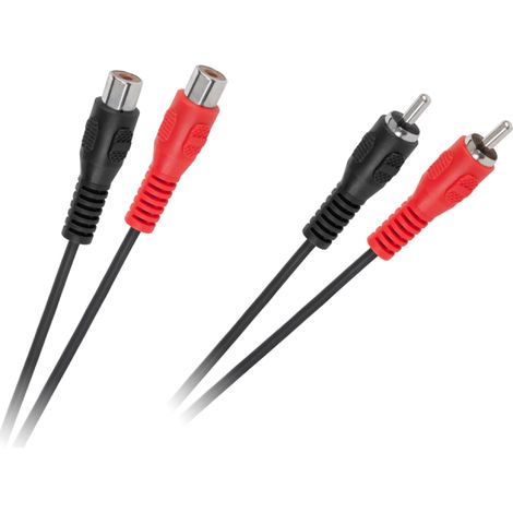 Câble 2 x fiches RCA - 2 x prises RCA 3 m