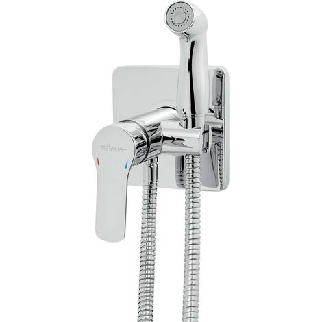Novaservis Metalia 54 - Miscelatore ad incasso per bidet, con doccetta e corpo incasso, cromo 54211,0 (1/4)
