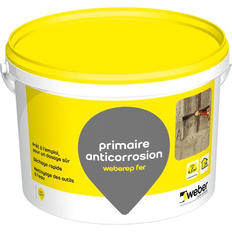 Weber Saint-Gobain Primaire anti-corrosion des armatures 2kg, prêt à l’emploi ,Weberep fer (1/4)