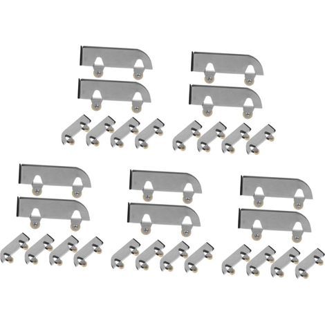 Pieces Transparent PU Furniture Casters Swivel Wheels with (1/5)